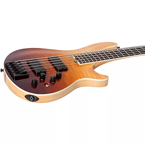 Schecter Guitar Research SLS Elite-5 5-String Electric Bass Antique Fade Burst - musicians--Friend