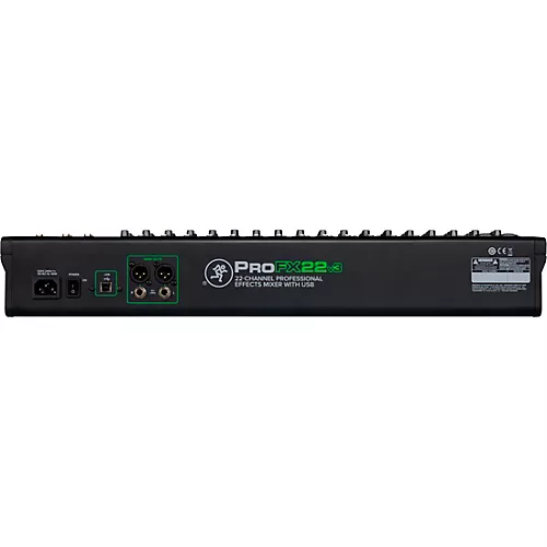 Mackie ProFX22v3 22-Channel 4-Bus Professional Effects Mixer With USB - musicians--Friend
