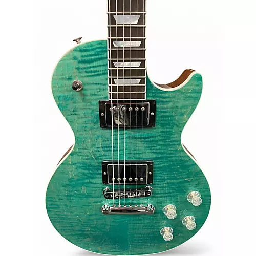 Used Gibson Les Paul Modern Seafoam Green Solid Body Electric Guitar Seafoam Green - musicians--Friend