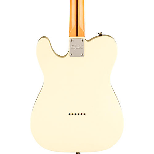 Squier Classic Vibe '70s Telecaster Thinline Limited-Edition Electric Guitar Olympic White - musicians--Friend