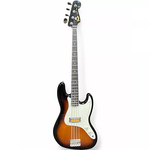 Used Fender jazz bass gold foil 2 Tone Sunburst Electric Bass Guitar 2 Tone Sunburst - musicians--Friend