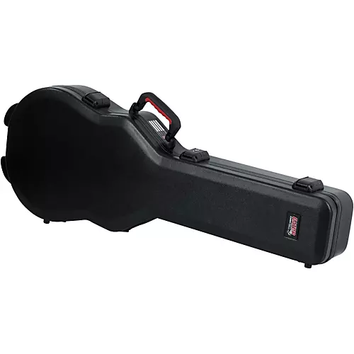 Gator TSA ATA Molded Gibson Les Paul Guitar Case Black Black - musicians--Friend