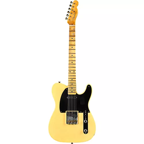 Fender Custom Shop Limited-Edition '53 Telecaster Journeyman Relic Electric Guitar Aged Nocaster Blonde - musicians--Friend