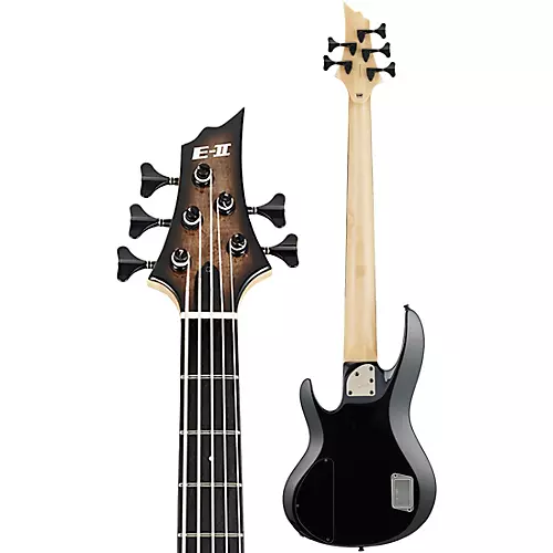 ESP E-II BTL-5 Electric Bass Transparent Black Sunburst - musicians--Friend