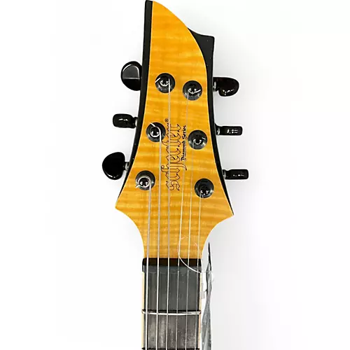 Used Schecter Guitar Research km 6 mk2 nartural  Solid Body Electric Guitar nartural - musicians--Friend