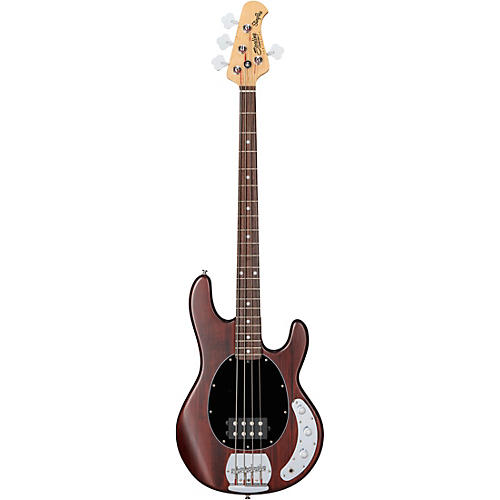 Sterling by Music Man StingRay Ray4 Electric Bass Guitar Pueblo Pink White Pickguard - musicians--Friend
