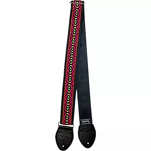 Souldier Bohemian Guitar Strap Red 2 in. - musicians--Friend