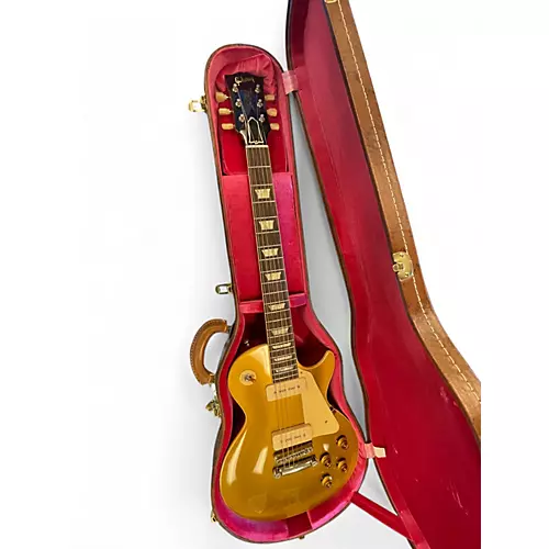 Used Gibson 56 Les Paul Standard Custom Gold Top Solid Body Electric Guitar Gold Top - musicians--Friend