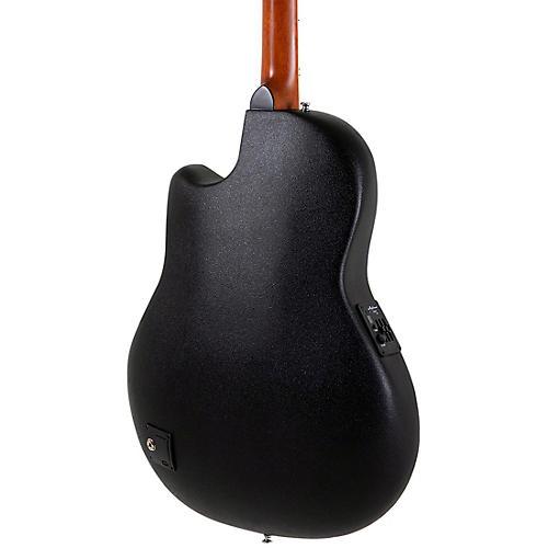 Applause AB28-5S Traditional Series Super Shallow Acoustic-Electric Guitar Black - musicians--Friend
