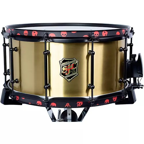 SJC Drums Limited-Edition Josh Dun Signature Goliath 3 mm Bell Brass Snare Drum 14 x 7 in. - musicians--Friend