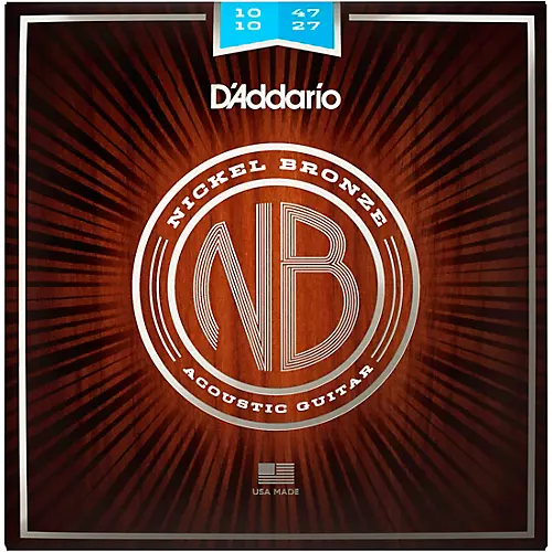 D'Addario Nickel Bronze 12-String Light Acoustic Guitar Strings .010 - .047 - musicians--Friend