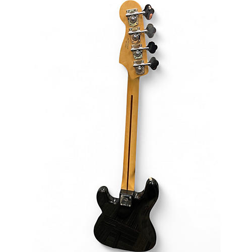 Used 2020 Fender Player Precision Bass Black Electric Bass Guitar Black - musicians--Friend