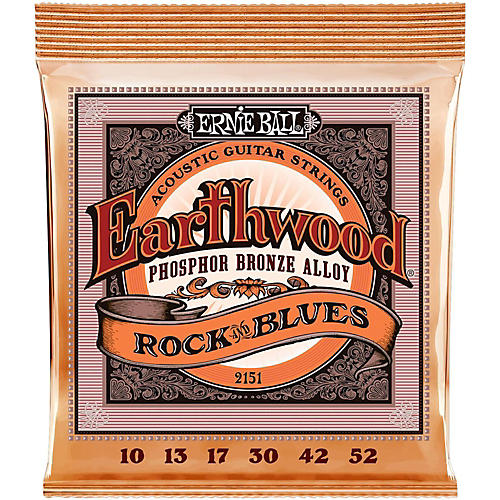 Ernie Ball 2151 Earthwood Phosphor Bronze Rock and Blues Acoustic Guitar Strings - musicians--Friend