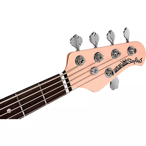 Ernie Ball Music Man StingRay5 Special H 5-String Electric Bass Guitar Black and Chrome - musicians--Friend