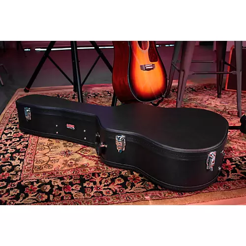 Gator GWE-DREAD 12 Hardshell Dreadnougtht /12 Guitar Case Black - musicians--Friend