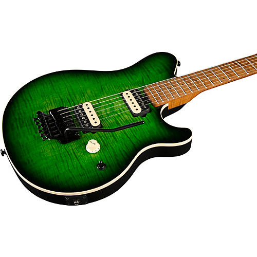 Ernie Ball Music Man Axis Flame Top Electric Guitar Macha - musicians--Friend