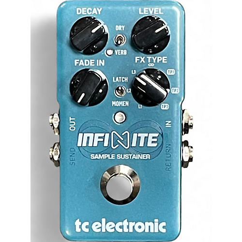 Used TC Electronic INFINITE SAMPLE SUSTAINER Effect Pedal - musicians--Friend