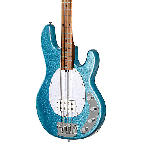 Sterling by Music Man StingRay RAY34 Sparkle Bass Blue Sparkle - musicians--Friend