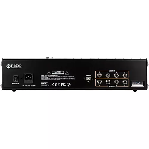 RCF F-16XR 16-Channel Mixer With FX and Recording - musicians--Friend