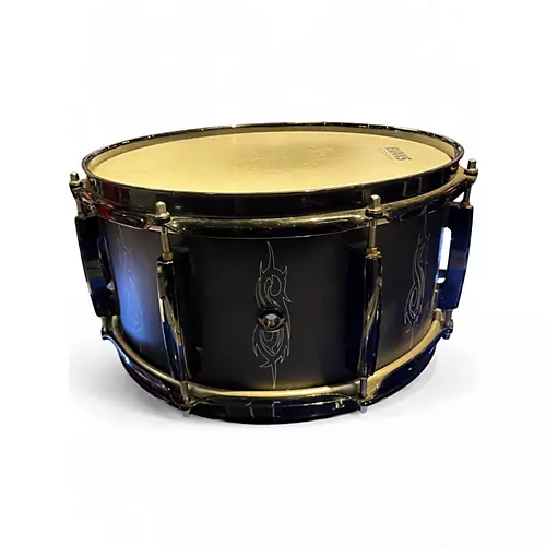 Used Pearl 13X7 Joey Jordison Signature Snare Black Drum Black 198 - musicians--Friend