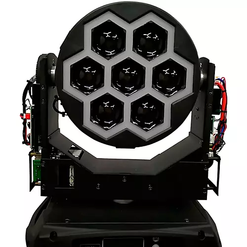 JMAZ Lighting PIXL TRON 740Z LED Wash Moving Head with 40W LEDs and Tron Effect Ring - musicians--Friend