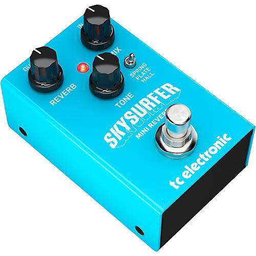 TC Electronic Skysurfer Mini Reverb Effects Pedal Sky Blue - musicians--Friend