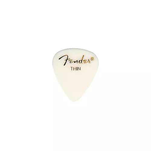 Fender 351 Standard Guitar Pick. White Extra Heavy 12 Pack - musicians--Friend