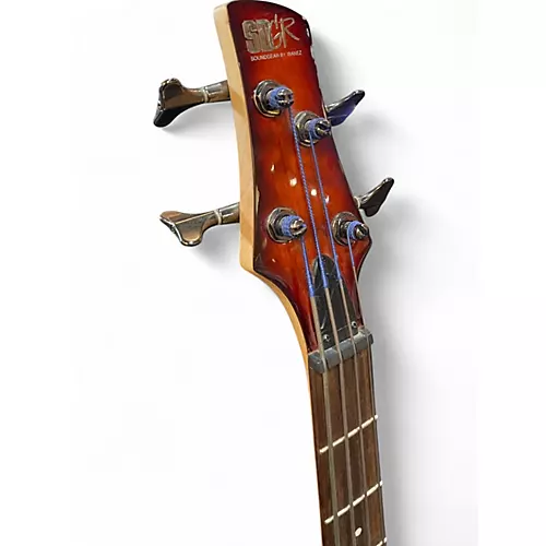 Used Ibanez SR400QM Amber BURST Electric Bass Guitar Amber BURST - musicians--Friend