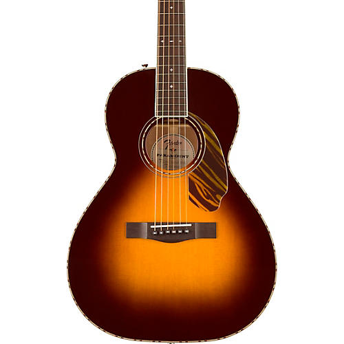 Fender Paramount PS-220E Parlor Acoustic-Electric Guitar 3-Color Vintage Sunburst - musicians--Friend