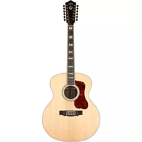 Guild F-512 12-String Acoustic Guitar Natural - musicians--Friend