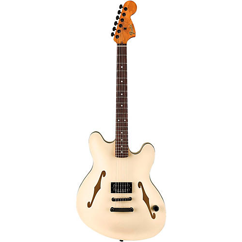 Fender Tom DeLonge Starcaster Electric Guitar Satin Shell Pink - musicians--Friend