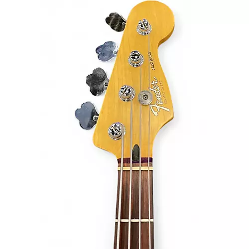 Used Fender JAZZ BASS Black Electric Bass Guitar Black - musicians--Friend