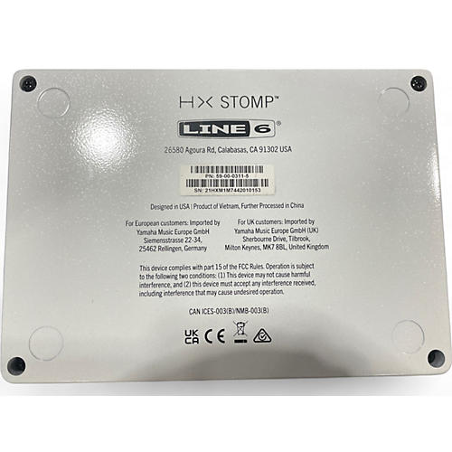 Used Line 6 HX Stomp Effect Processor - musicians--Friend