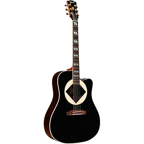 Gibson Jerry Cantrell Atone Songwriter Acoustic-Electric Guitar Ebony - musicians--Friend