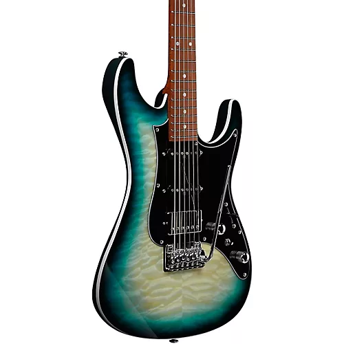 Ibanez AZ24P1QM Premium Electric Guitar Deep Ocean Blonde - musicians--Friend