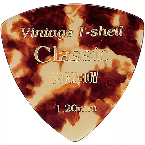Pick Boy Classic T-Shell Triangle Cellulose Vintage Guitar Picks 1.20 mm 10 Pack - musicians--Friend