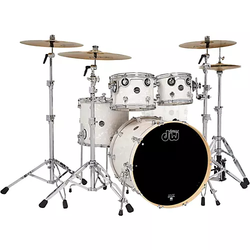 DW 4-Piece Performance Series Shell Pack Hard Satin Charcoal Metallic - musicians--Friend