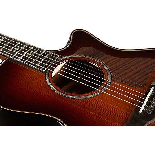 Taylor 814ce Custom 50th Anniversary Builder's Edition Grand Auditorium Acoustic-Electric Guitar Shaded Edge Burst - musicians--Friend