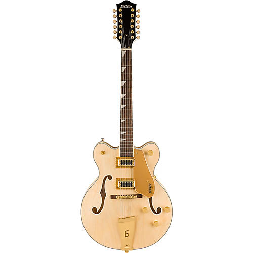 Gretsch Guitars G5476G-12 Limited-Edition Electromatic Classic Hollowbody Double-Cut 12-String Electric Guitar With Gold Hardware Natural - musicians--Friend
