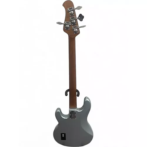Used Sterling By Music Man Ray34 Silver Mist Electric Bass Guitar Silver Mist - musicians--Friend
