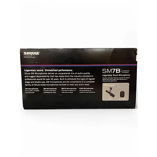 Used Shure SM7B Dynamic Microphone - musicians--Friend