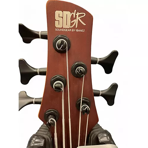 Used Ibanez SR505 5 String BROWN Electric Bass Guitar BROWN - musicians--Friend