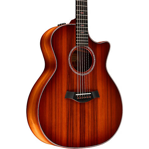 Taylor Custom Redwood-Honduran Rosewood Grand Auditorium Acoustic-Electric Guitar Light Shaded Edge Burst - musicians--Friend