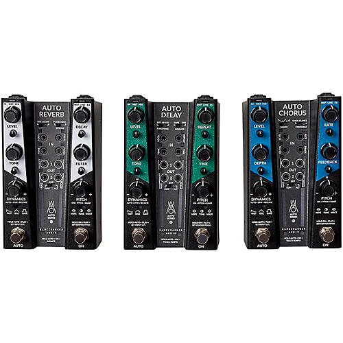 Gamechanger Audio AUTO DELAY Pitch and Dynamics Responsive Delay Effects Pedal Black - musicians--Friend