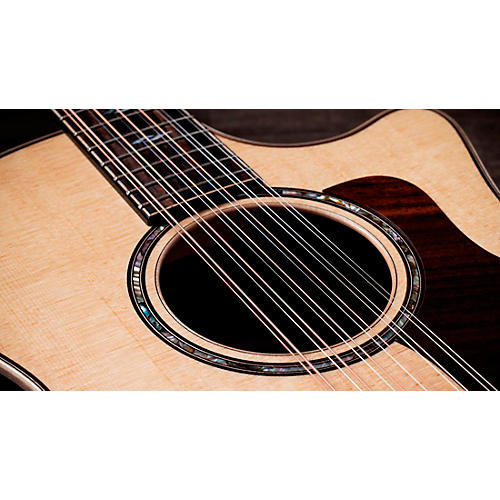 Taylor 854ce 12-String Grand Auditorium Acoustic-Electric Guitar Natural - musicians--Friend