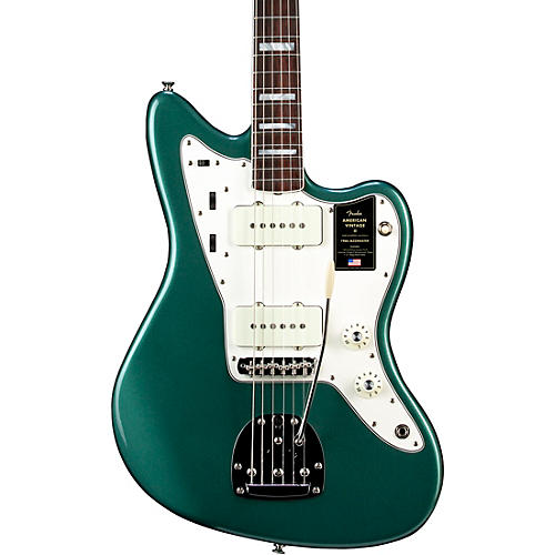 Fender American Vintage II 1966 Jazzmaster Electric Guitar Sherwood Green Metallic - musicians--Friend