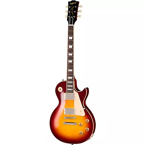Epiphone 1959 Les Paul Standard Reissue Electric Guitar Deep Cherry Sunburst - musicians--Friend