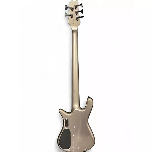 Used Spector Dimension HP  Silver Electric Bass Guitar Silver - musicians--Friend