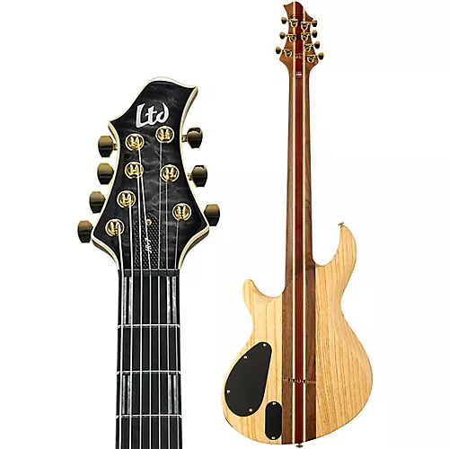 ESP LTD Javier Reyes JR-7 Electric Guitar Faded Blue Sunburst - musicians--Friend