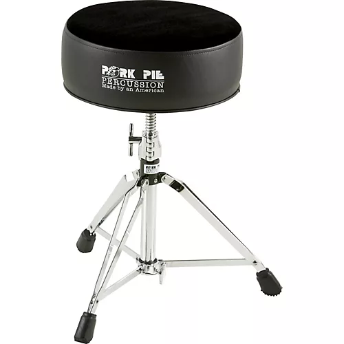Pork Pie Round Drum Throne Black Sparkle - musicians--Friend